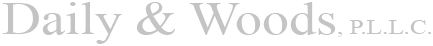 The Daily Law Blog and Daily & Woods logo